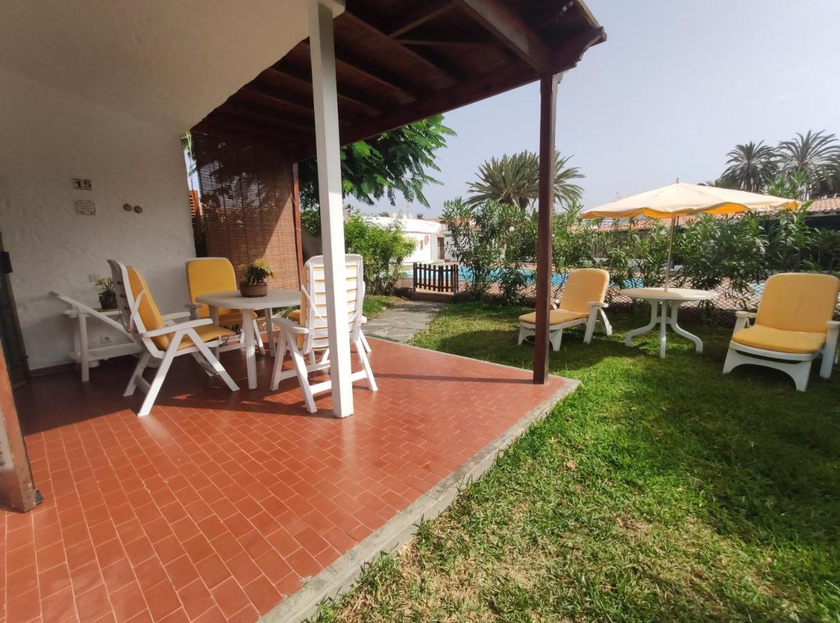 Lovely 2 Bedroom Bungalow With Parking Maspalomas  Exteriör bild