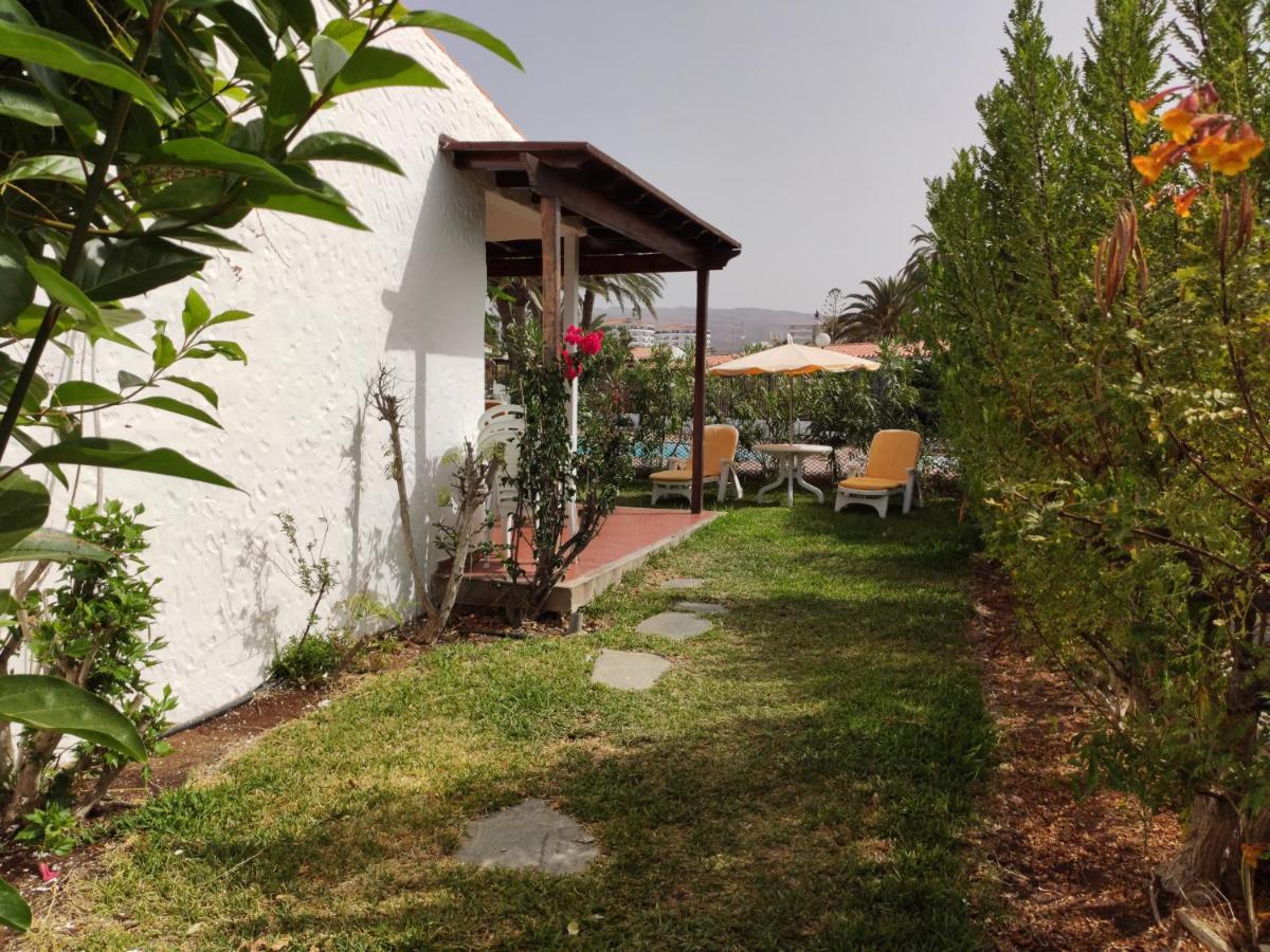 Lovely 2 Bedroom Bungalow With Parking Maspalomas  Exteriör bild
