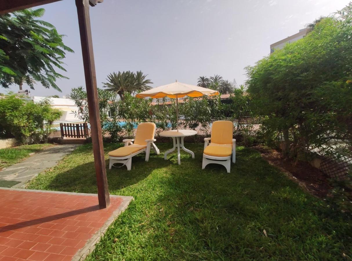 Lovely 2 Bedroom Bungalow With Parking Maspalomas  Exteriör bild